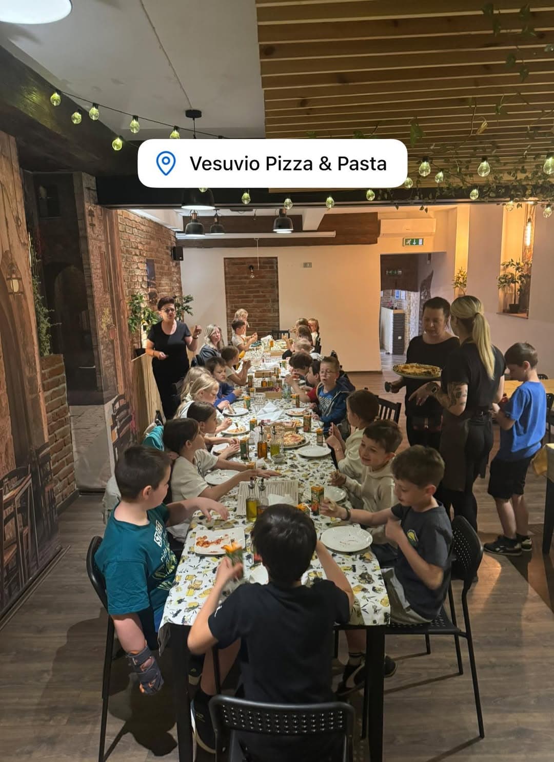 Wnętrze Vesuvio Pizza & Pasta w Gorlicach